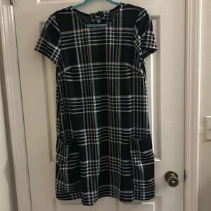 Chaps Medium Plaid Dress